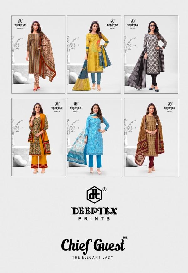 Deeptex Chief Guest Vol-27 Lawn Cotton Designer Dress Material